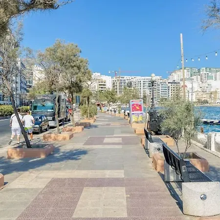 Stunning Seafront 3br With Terrace In By 360 Estates 公寓 斯利马